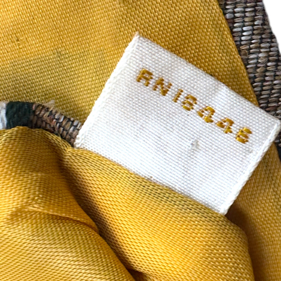 Kantor Brothers Vintage USA Textured Polyester Dress Tie Bold Pattern 56" 3.5" - Picture 10 of 13